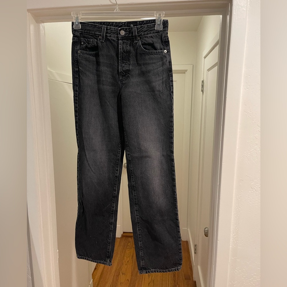 AG Women’s Black High Rise Vintage Fit Jeans size 27